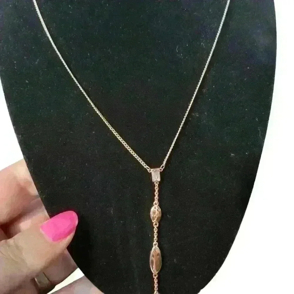 COLOR STREET TOKYO LIGHTS-INSPIRED 18" DANGLE DROP Y-NECKLACE! - Picture 2 of 4